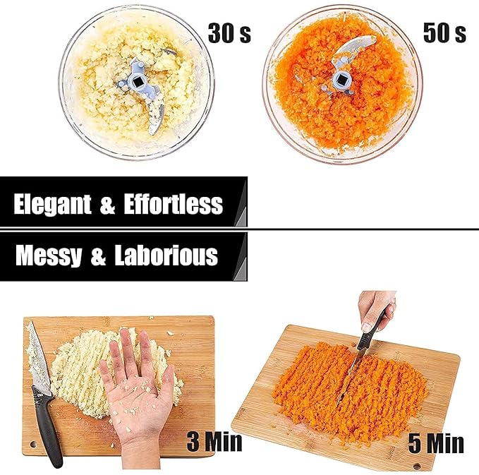 1000ml Heavy-Duty Manual Vegetable Chopper – Large Hand-Press Kitchen Cutter