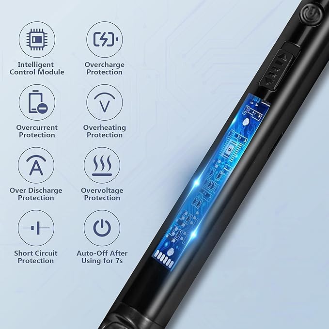 Rechargeable Electric Lighter (Windproof + Safe)