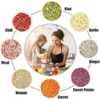 Push Chopper 1100 ML | 4 Blade Vegetable Cutter for Kitchen | Chops Onion, Tomato, Ginger, Garlic Easily